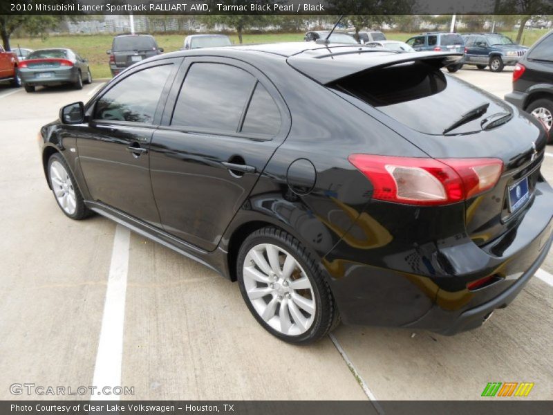 Tarmac Black Pearl / Black 2010 Mitsubishi Lancer Sportback RALLIART AWD