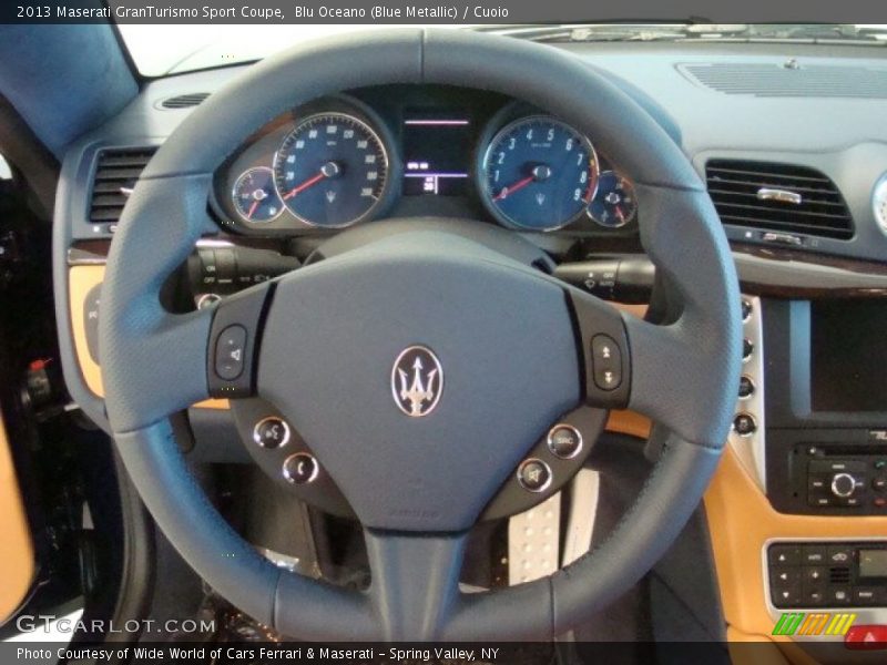 Blu Oceano (Blue Metallic) / Cuoio 2013 Maserati GranTurismo Sport Coupe
