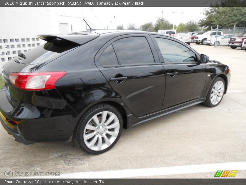 Tarmac Black Pearl / Black 2010 Mitsubishi Lancer Sportback RALLIART AWD