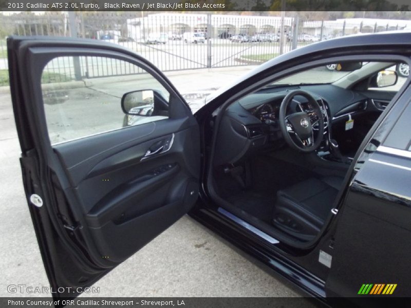 Black Raven / Jet Black/Jet Black Accents 2013 Cadillac ATS 2.0L Turbo