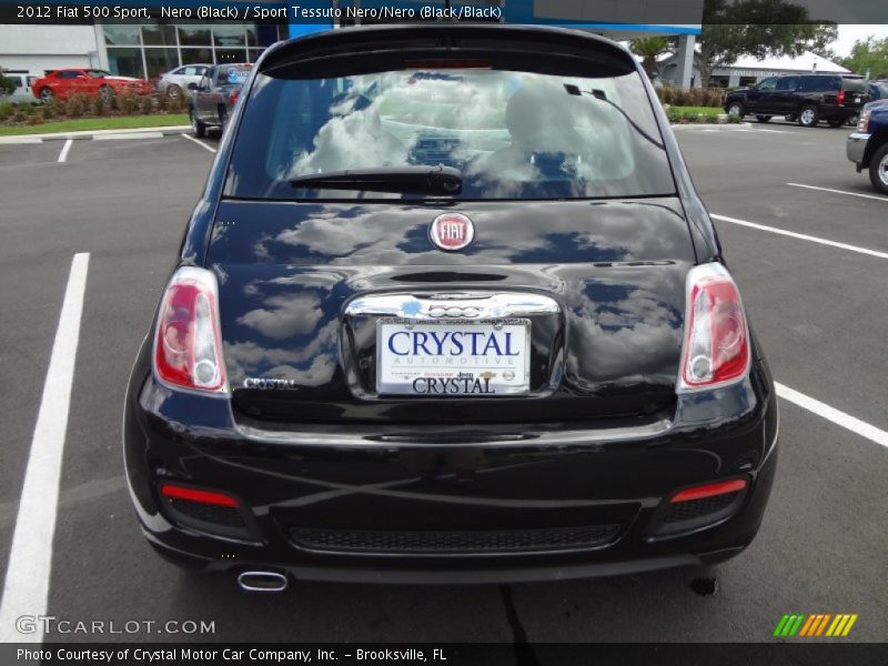Nero (Black) / Sport Tessuto Nero/Nero (Black/Black) 2012 Fiat 500 Sport