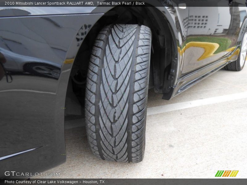 Tarmac Black Pearl / Black 2010 Mitsubishi Lancer Sportback RALLIART AWD