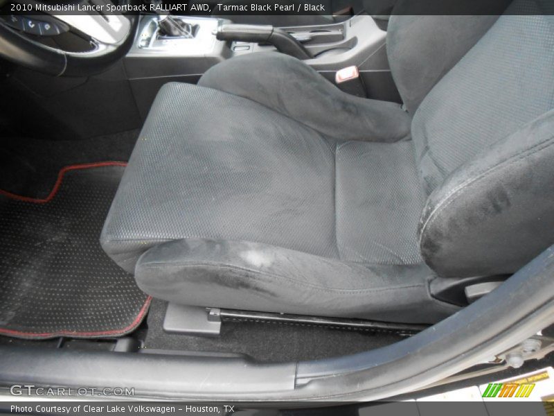 Tarmac Black Pearl / Black 2010 Mitsubishi Lancer Sportback RALLIART AWD