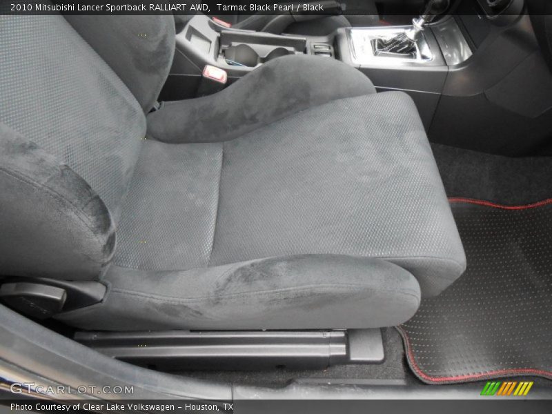 Front Seat of 2010 Lancer Sportback RALLIART AWD