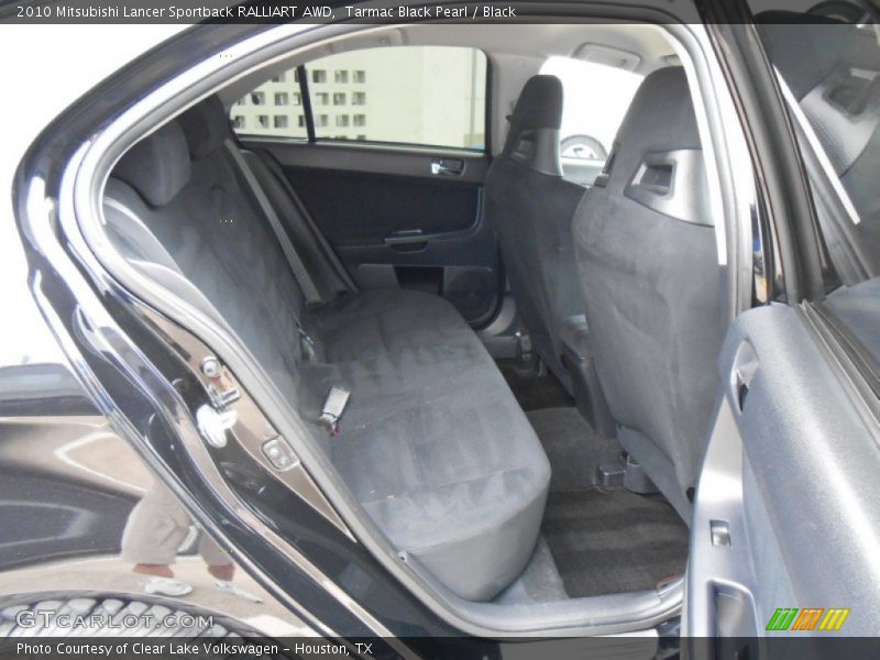 Rear Seat of 2010 Lancer Sportback RALLIART AWD