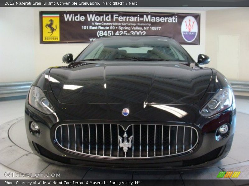 Nero (Black) / Nero 2013 Maserati GranTurismo Convertible GranCabrio