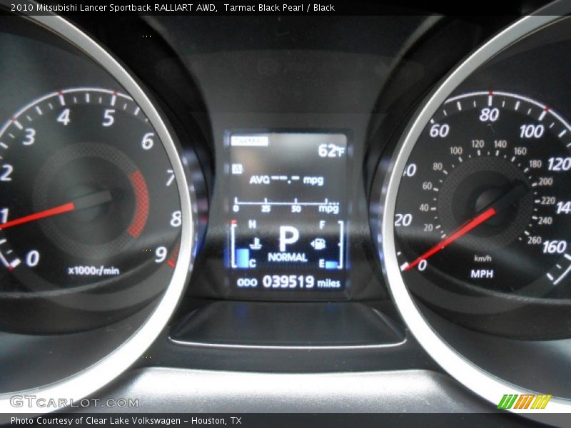 Tarmac Black Pearl / Black 2010 Mitsubishi Lancer Sportback RALLIART AWD