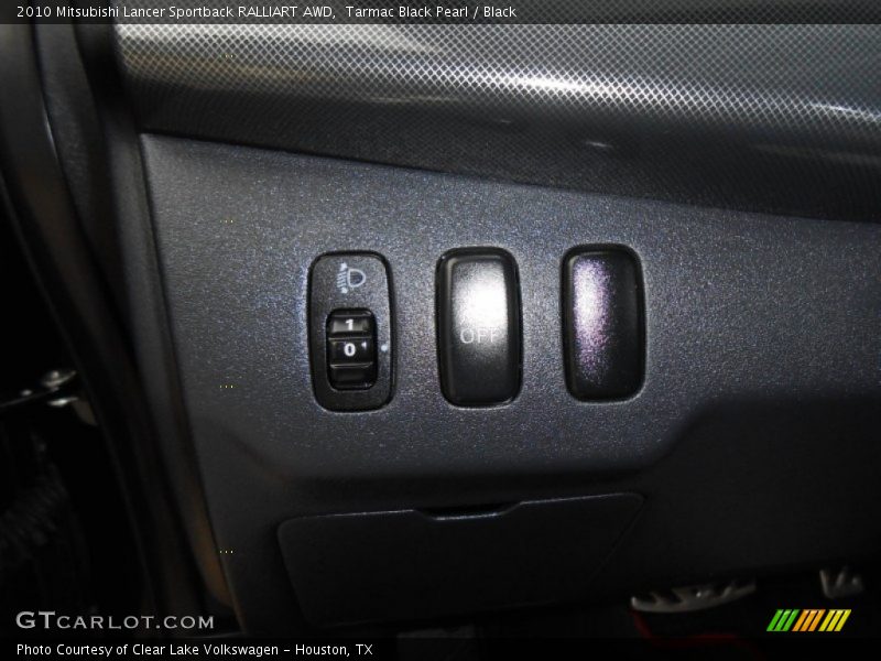 Tarmac Black Pearl / Black 2010 Mitsubishi Lancer Sportback RALLIART AWD