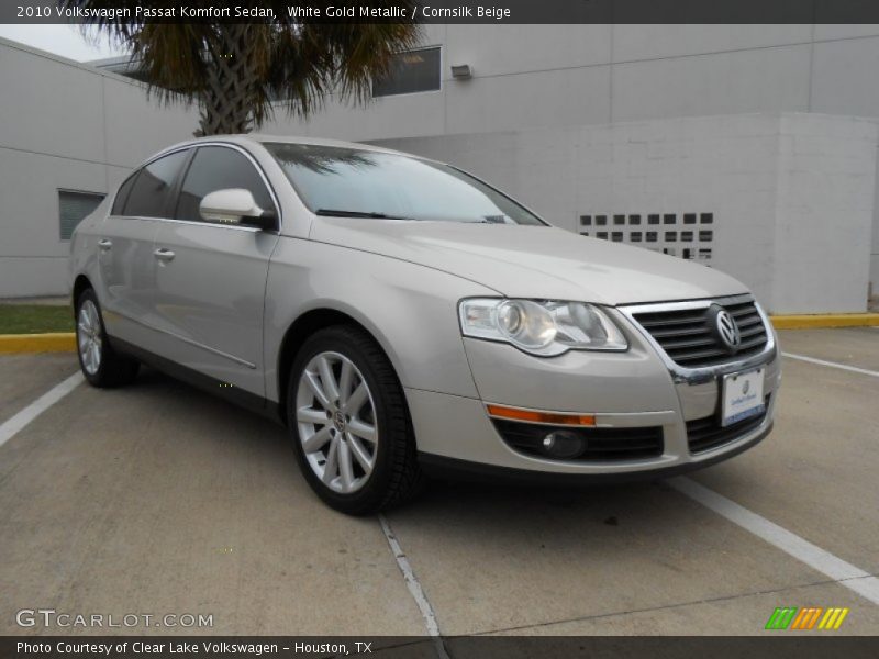 White Gold Metallic / Cornsilk Beige 2010 Volkswagen Passat Komfort Sedan