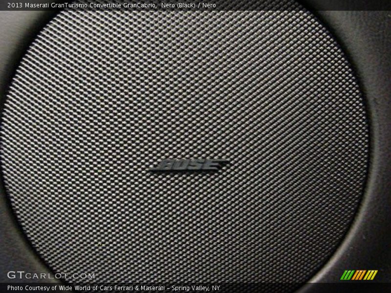 Nero (Black) / Nero 2013 Maserati GranTurismo Convertible GranCabrio