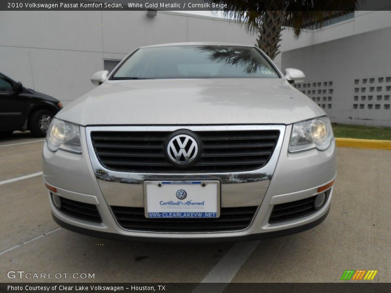 White Gold Metallic / Cornsilk Beige 2010 Volkswagen Passat Komfort Sedan