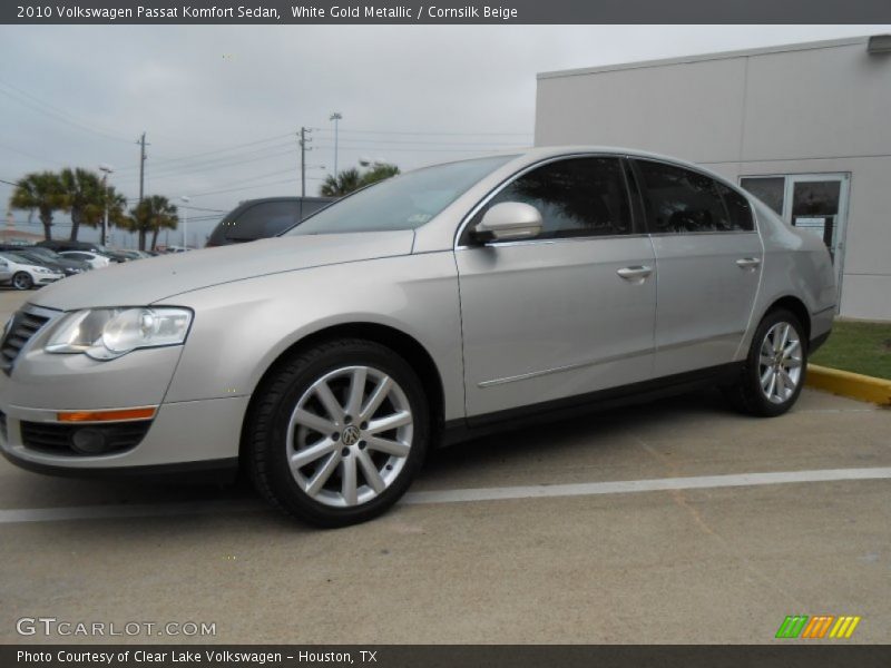 White Gold Metallic / Cornsilk Beige 2010 Volkswagen Passat Komfort Sedan