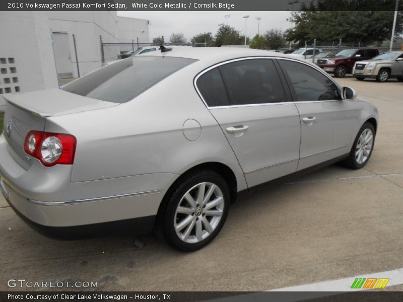 White Gold Metallic / Cornsilk Beige 2010 Volkswagen Passat Komfort Sedan