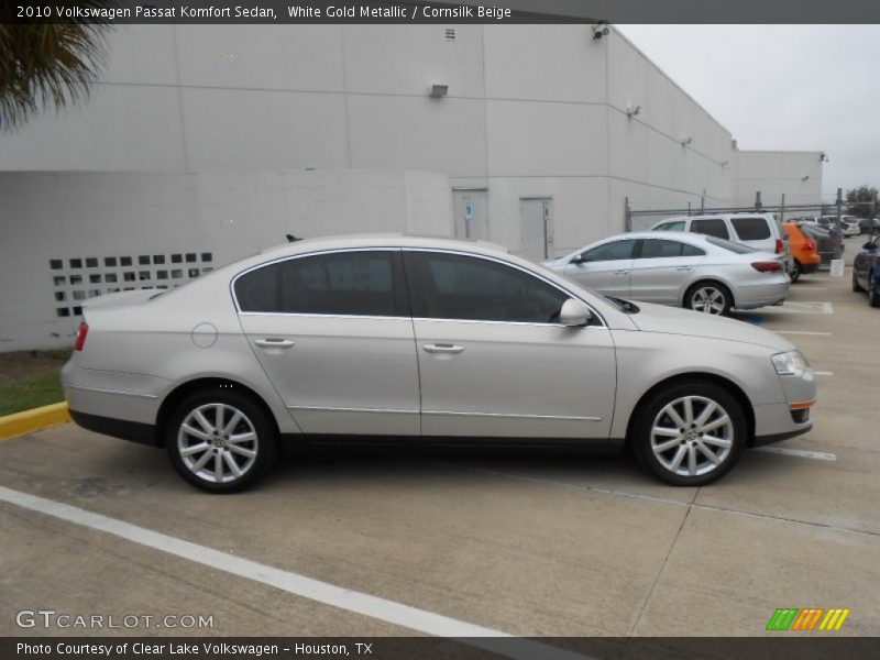 White Gold Metallic / Cornsilk Beige 2010 Volkswagen Passat Komfort Sedan