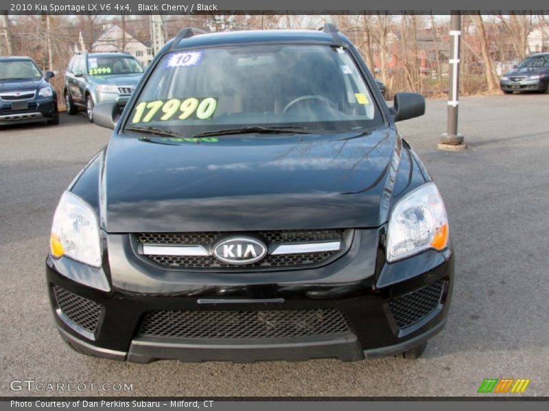 Black Cherry / Black 2010 Kia Sportage LX V6 4x4