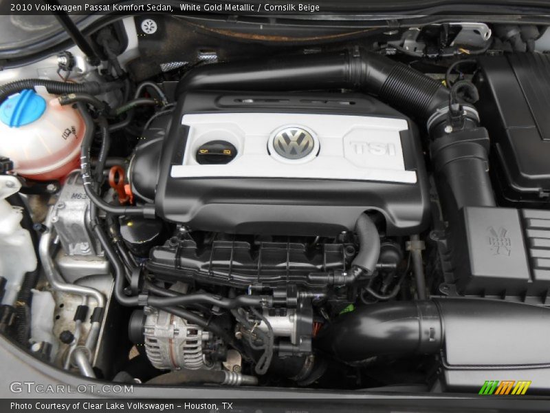 White Gold Metallic / Cornsilk Beige 2010 Volkswagen Passat Komfort Sedan