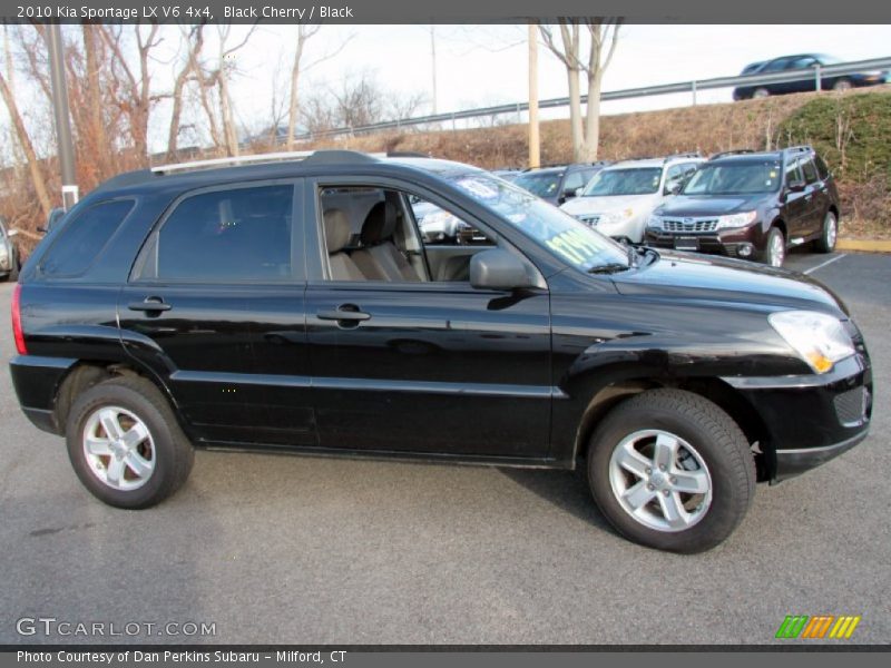  2010 Sportage LX V6 4x4 Black Cherry