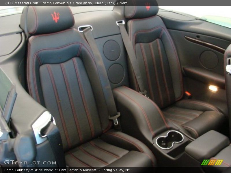 Rear Seat of 2013 GranTurismo Convertible GranCabrio