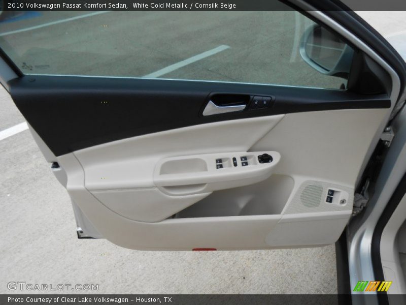 White Gold Metallic / Cornsilk Beige 2010 Volkswagen Passat Komfort Sedan