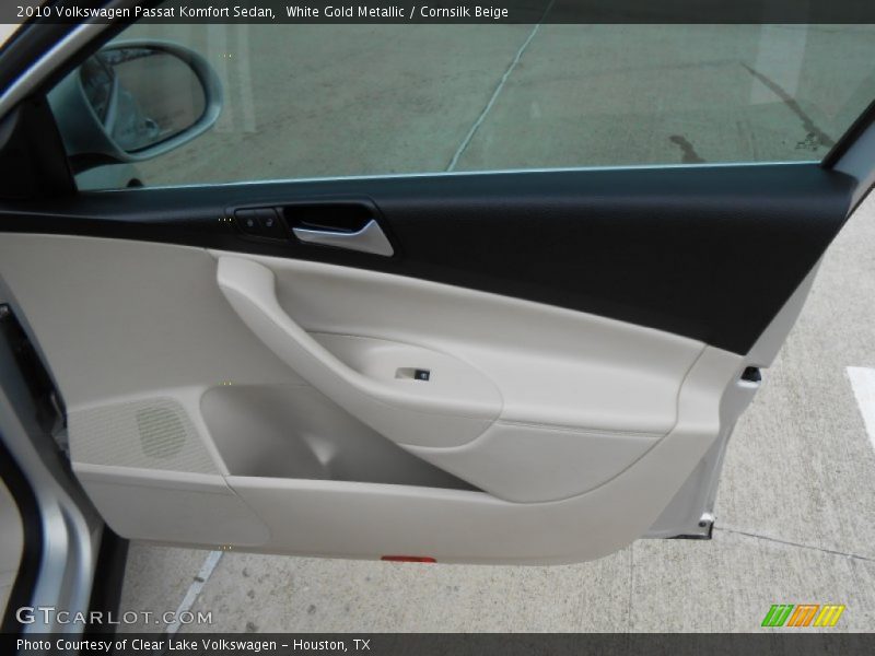 White Gold Metallic / Cornsilk Beige 2010 Volkswagen Passat Komfort Sedan