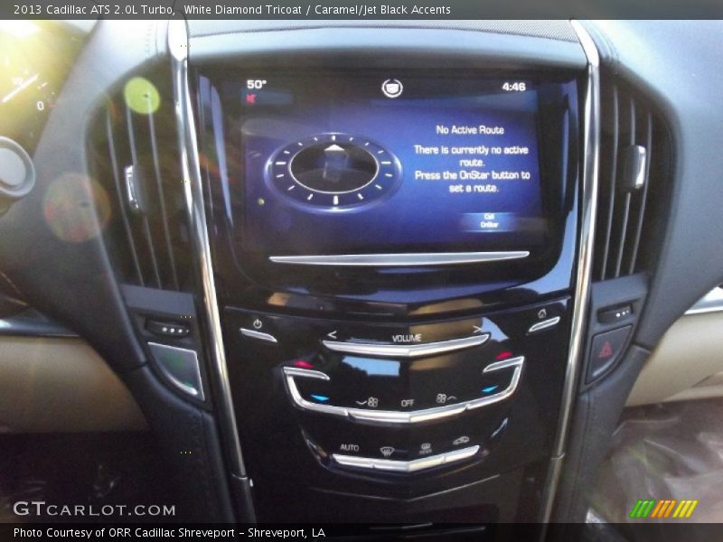 White Diamond Tricoat / Caramel/Jet Black Accents 2013 Cadillac ATS 2.0L Turbo