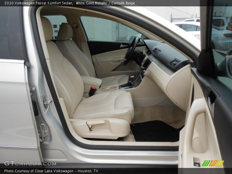 White Gold Metallic / Cornsilk Beige 2010 Volkswagen Passat Komfort Sedan