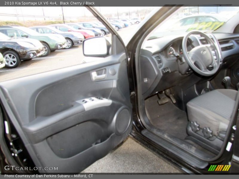 Black Cherry / Black 2010 Kia Sportage LX V6 4x4