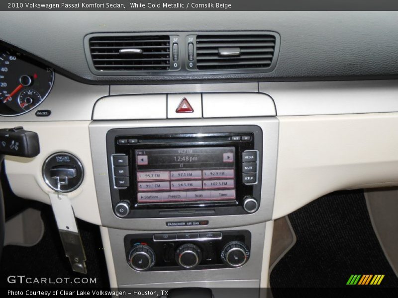 White Gold Metallic / Cornsilk Beige 2010 Volkswagen Passat Komfort Sedan