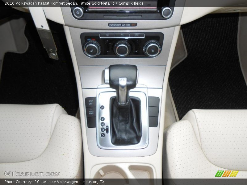White Gold Metallic / Cornsilk Beige 2010 Volkswagen Passat Komfort Sedan