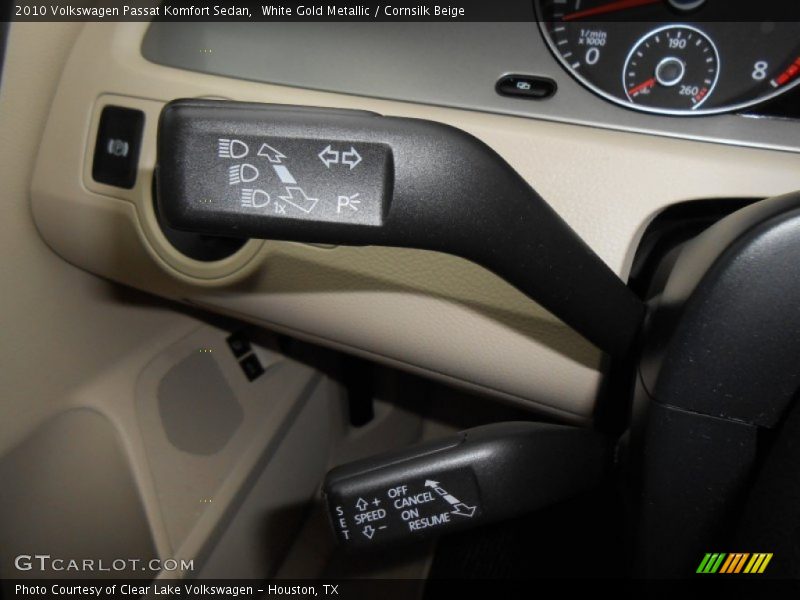 White Gold Metallic / Cornsilk Beige 2010 Volkswagen Passat Komfort Sedan