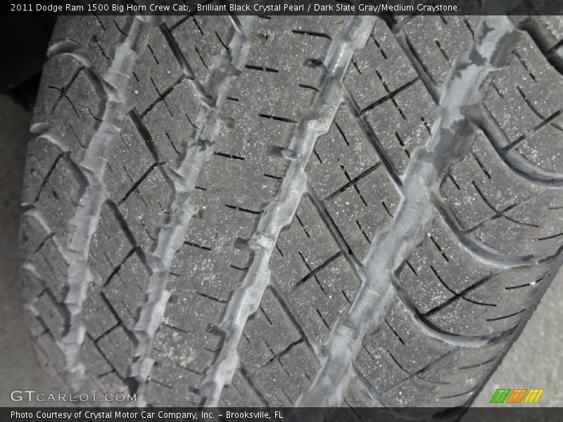 Brilliant Black Crystal Pearl / Dark Slate Gray/Medium Graystone 2011 Dodge Ram 1500 Big Horn Crew Cab