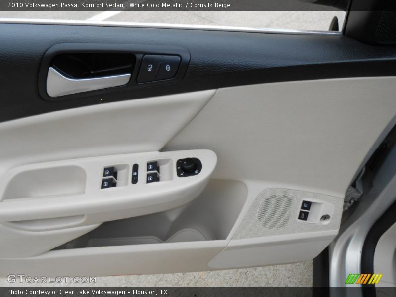 White Gold Metallic / Cornsilk Beige 2010 Volkswagen Passat Komfort Sedan