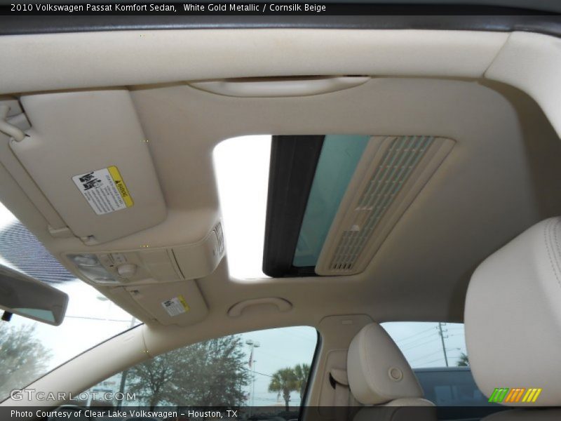 White Gold Metallic / Cornsilk Beige 2010 Volkswagen Passat Komfort Sedan