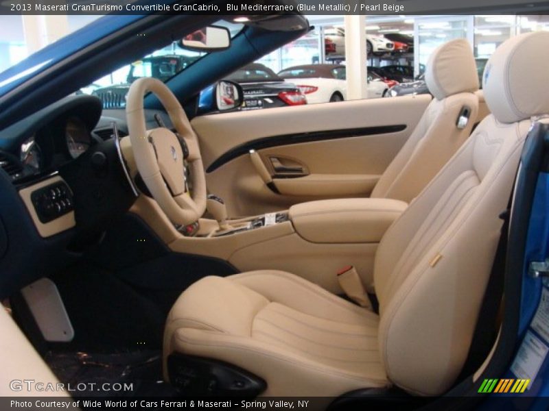  2013 GranTurismo Convertible GranCabrio Pearl Beige Interior