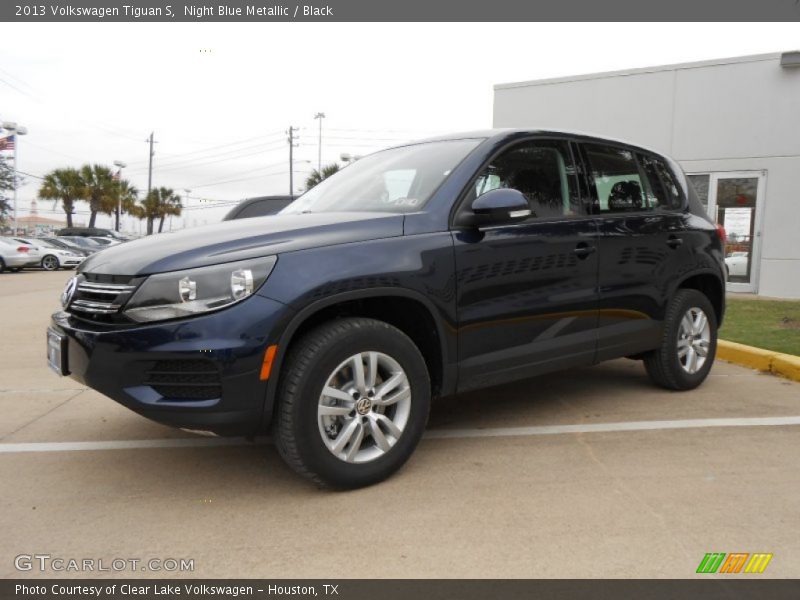 Night Blue Metallic / Black 2013 Volkswagen Tiguan S