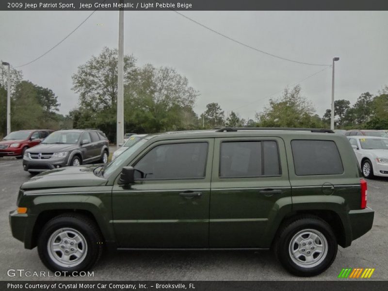 Jeep Green Metallic / Light Pebble Beige 2009 Jeep Patriot Sport