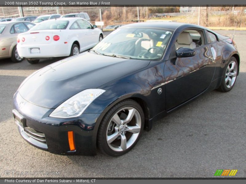 San Marino Blue / Frost 2008 Nissan 350Z Touring Coupe