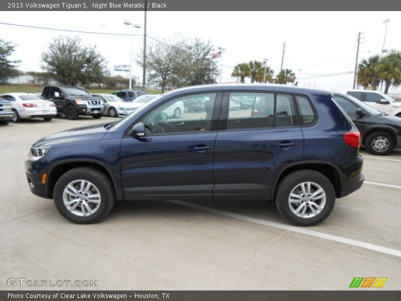 Night Blue Metallic / Black 2013 Volkswagen Tiguan S
