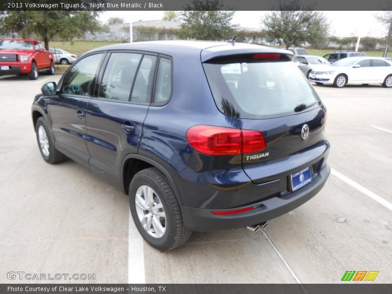 Night Blue Metallic / Black 2013 Volkswagen Tiguan S