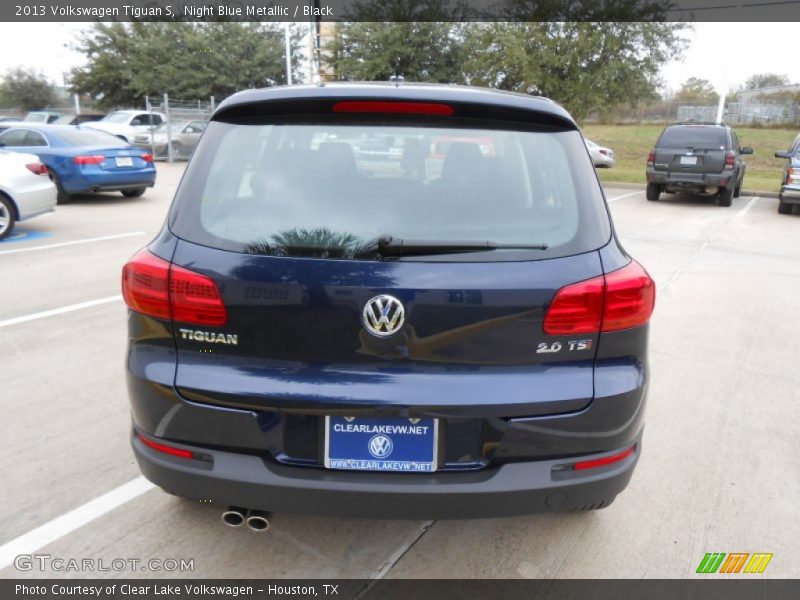 Night Blue Metallic / Black 2013 Volkswagen Tiguan S