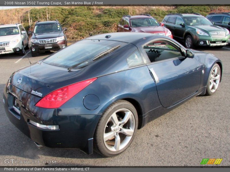 San Marino Blue / Frost 2008 Nissan 350Z Touring Coupe