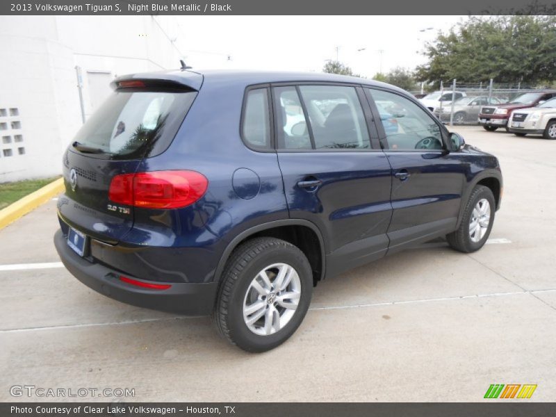 Night Blue Metallic / Black 2013 Volkswagen Tiguan S