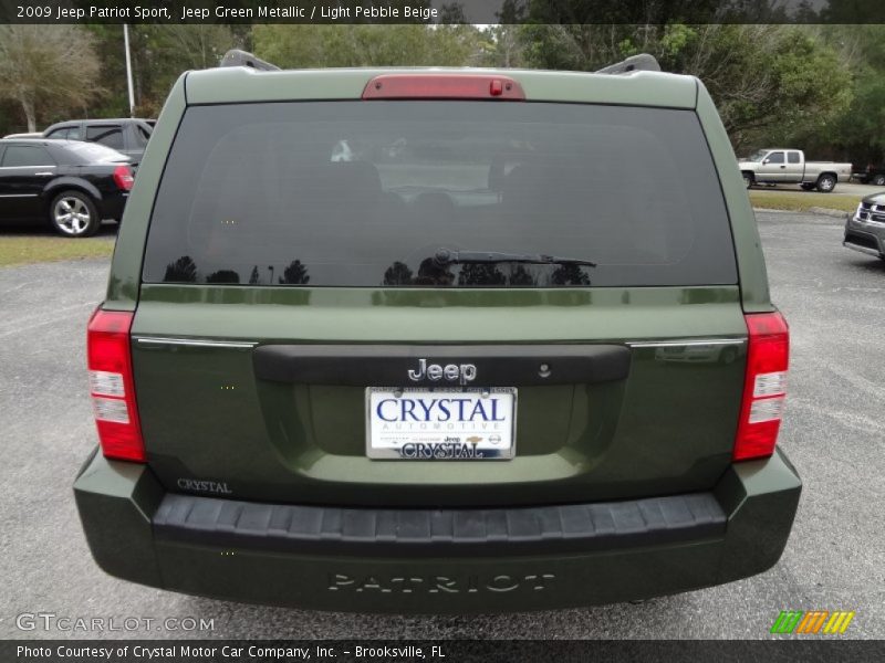 Jeep Green Metallic / Light Pebble Beige 2009 Jeep Patriot Sport