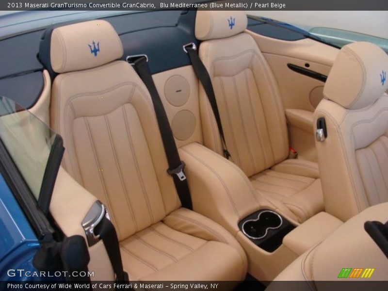 Rear Seat of 2013 GranTurismo Convertible GranCabrio