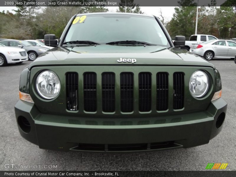 Jeep Green Metallic / Light Pebble Beige 2009 Jeep Patriot Sport