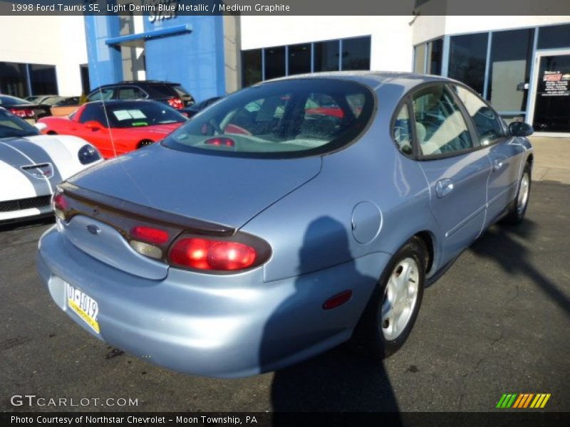 Light Denim Blue Metallic / Medium Graphite 1998 Ford Taurus SE