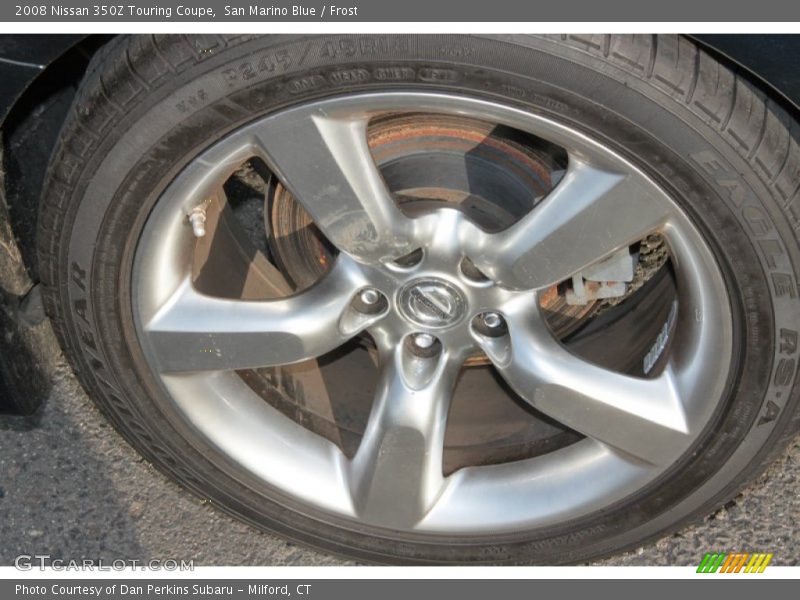 San Marino Blue / Frost 2008 Nissan 350Z Touring Coupe