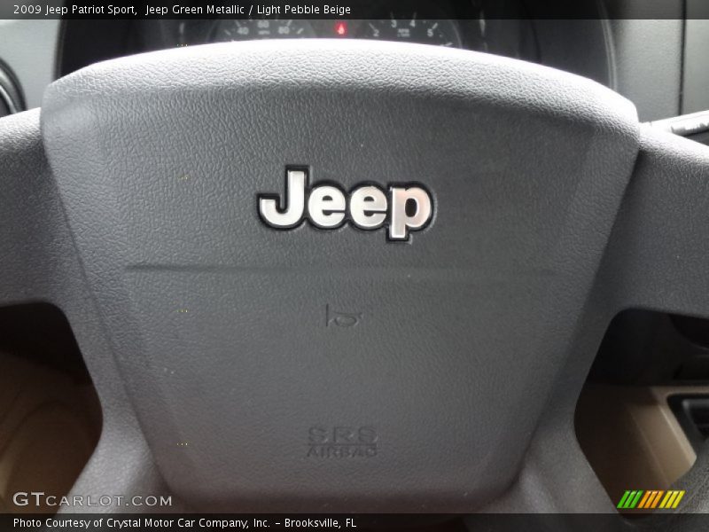 Jeep Green Metallic / Light Pebble Beige 2009 Jeep Patriot Sport
