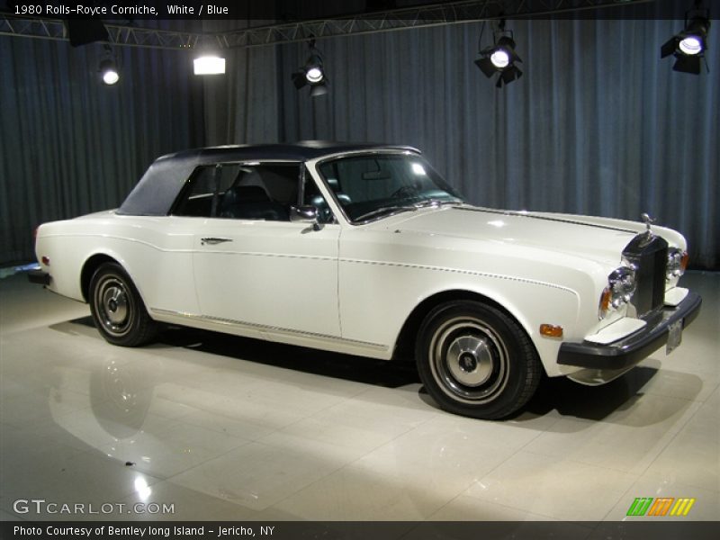 White / Blue 1980 Rolls-Royce Corniche