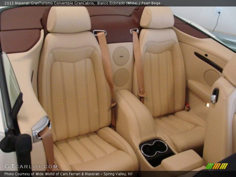 Rear Seat of 2013 GranTurismo Convertible GranCabrio